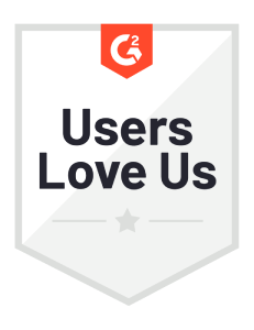 G2 "Users Love Us" award