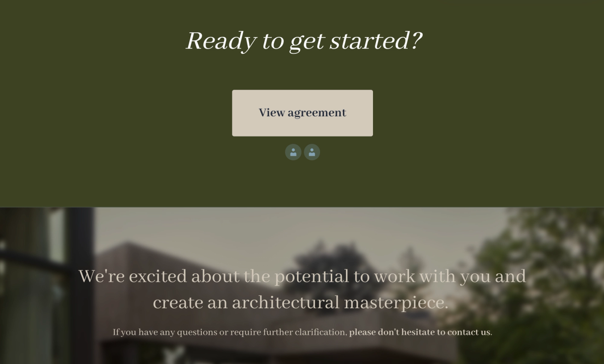 a website that says ready to get started