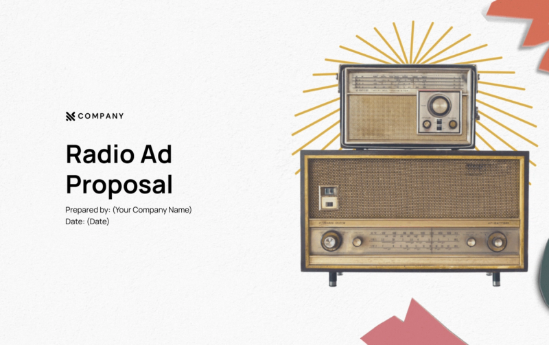 Preview of Radio Ad Proposal Template