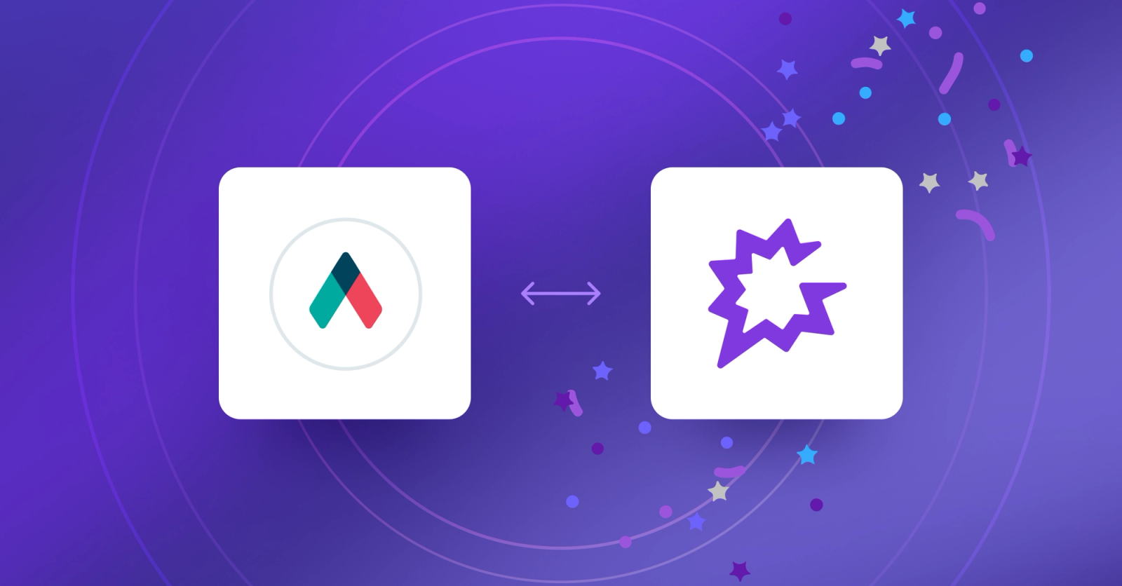Asana and Gatsby logos connected by a bidirectional arrow.