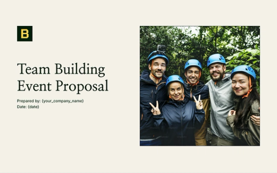 Team Building Event Proposal