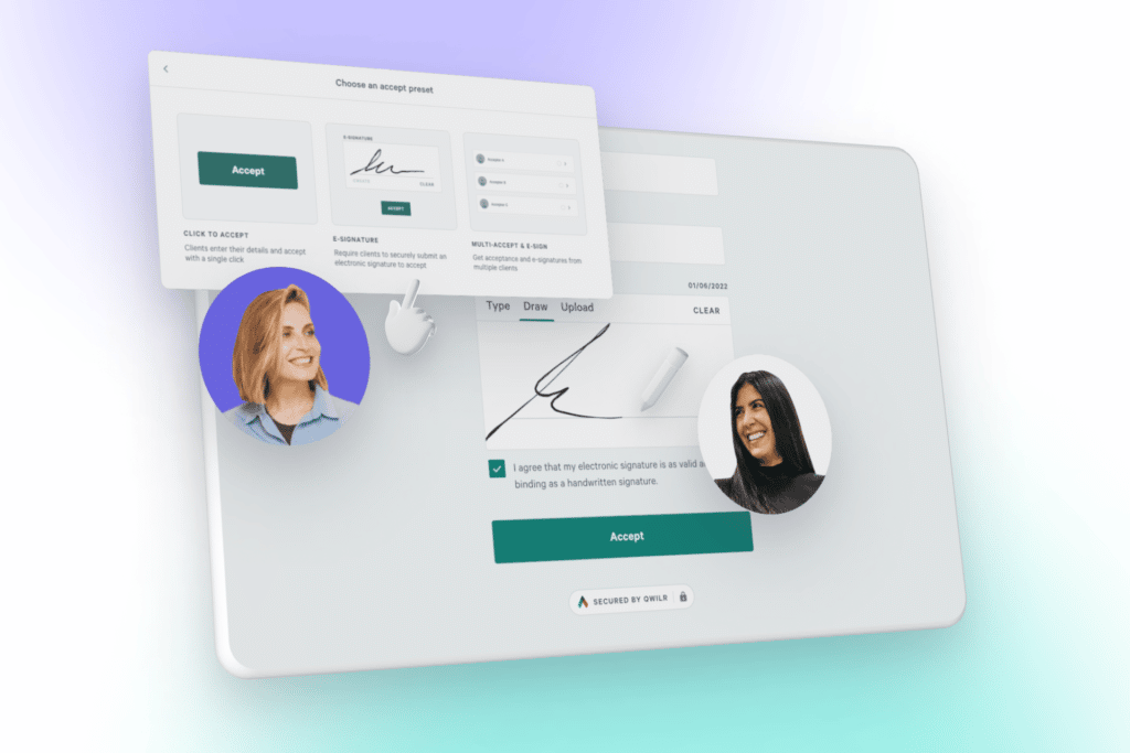 esign capability qwilr