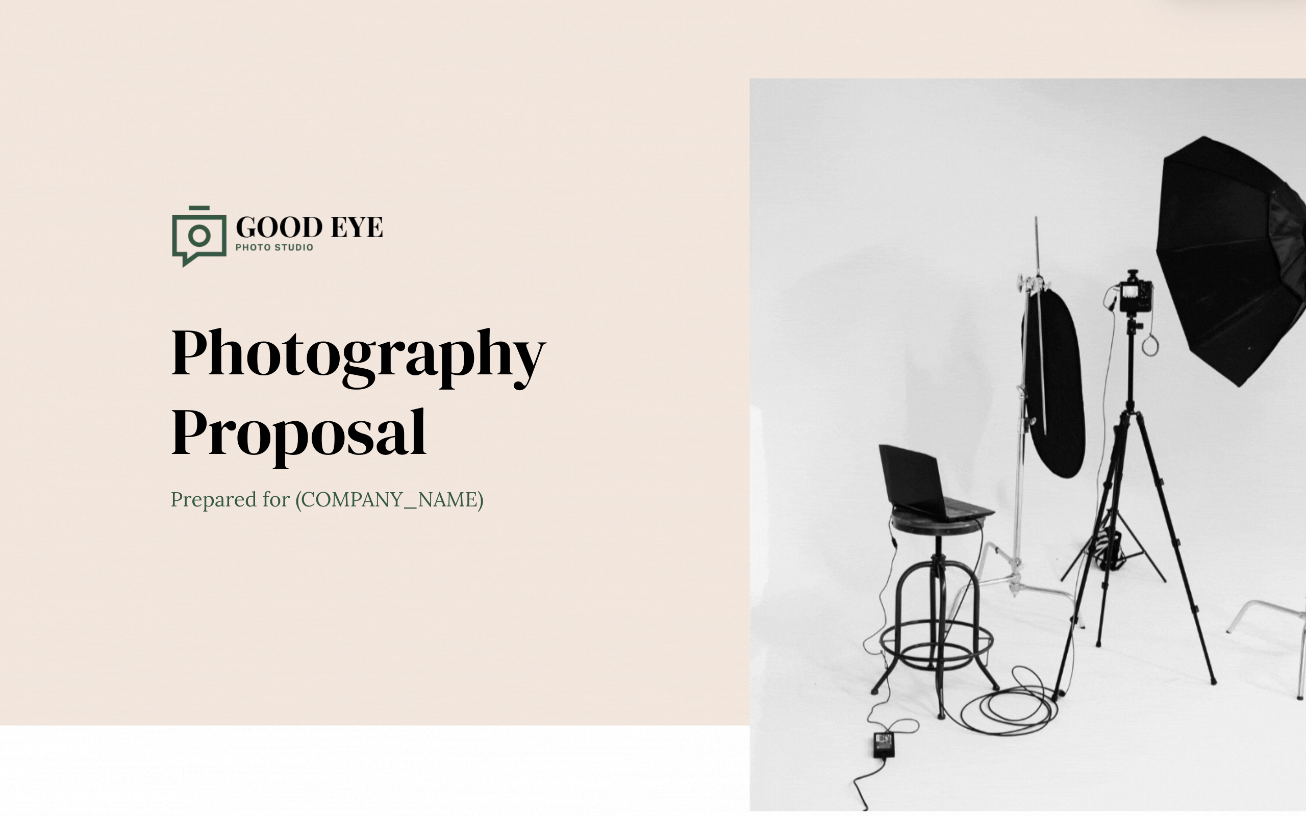 Photography Proposal Template