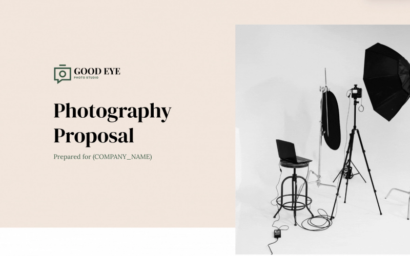 Preview of Photography Proposal Template