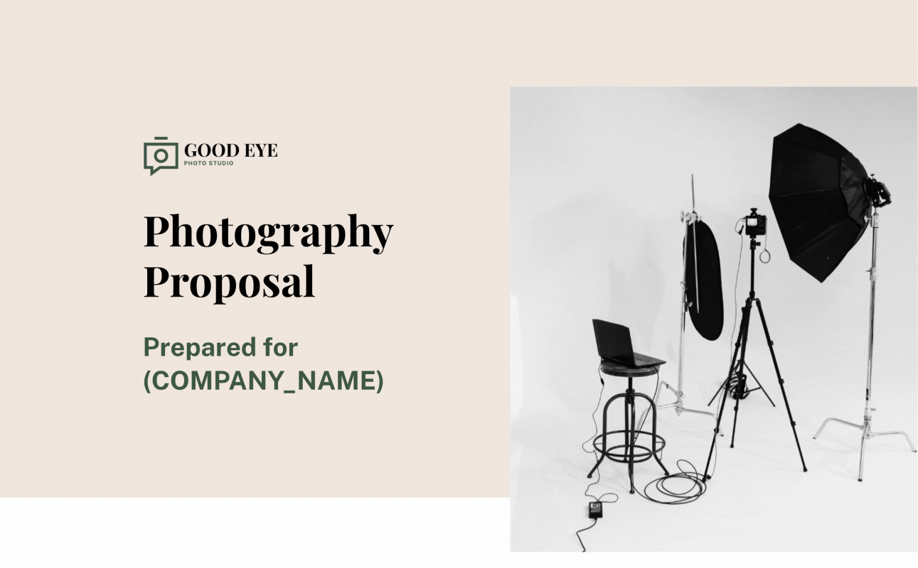 Photography Proposal Template