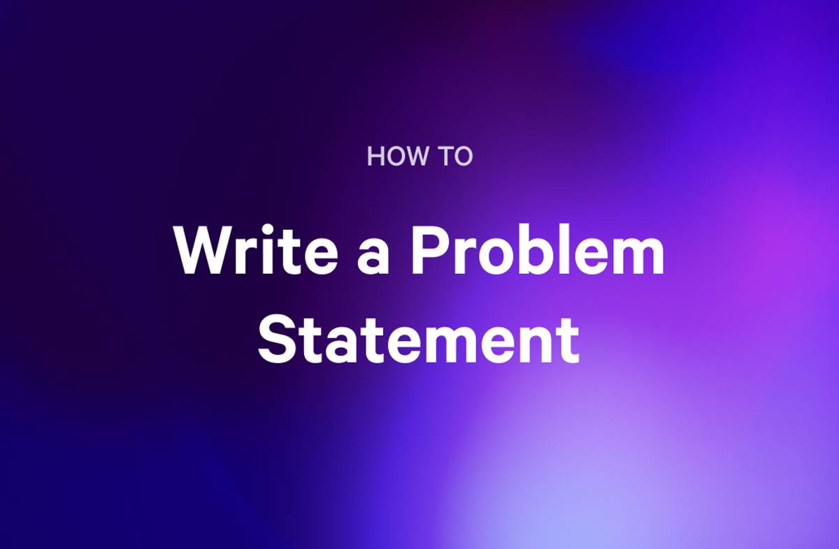 team defining their problem statement