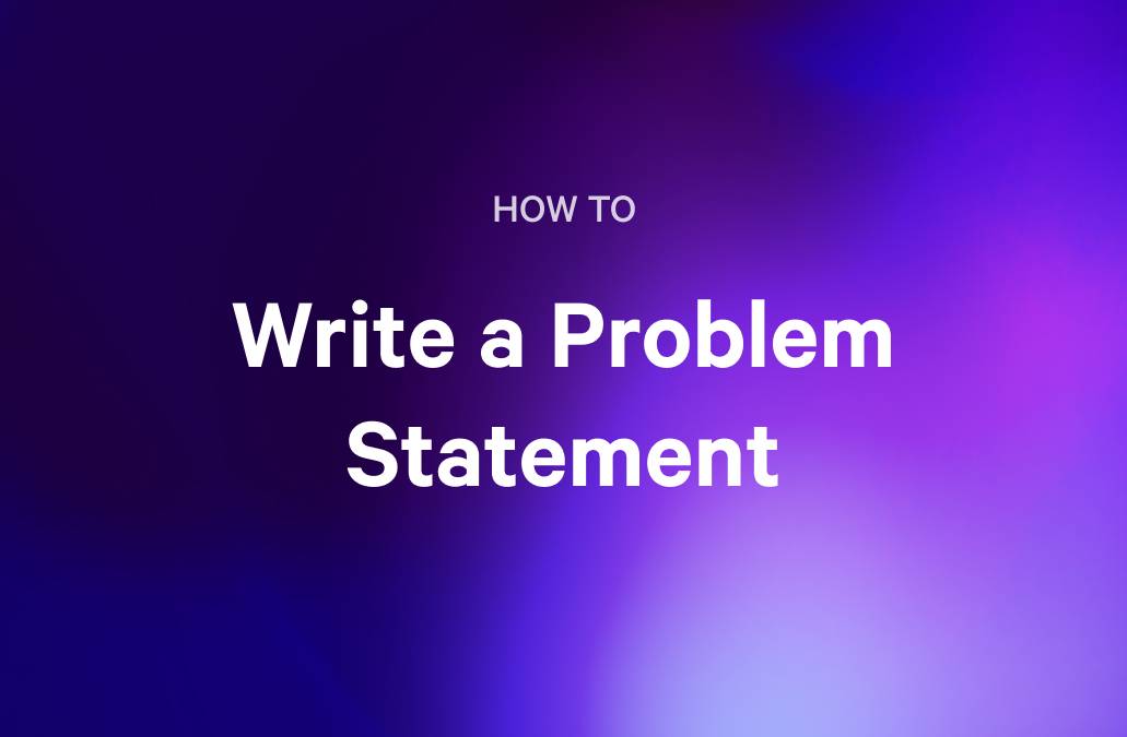 team defining their problem statement