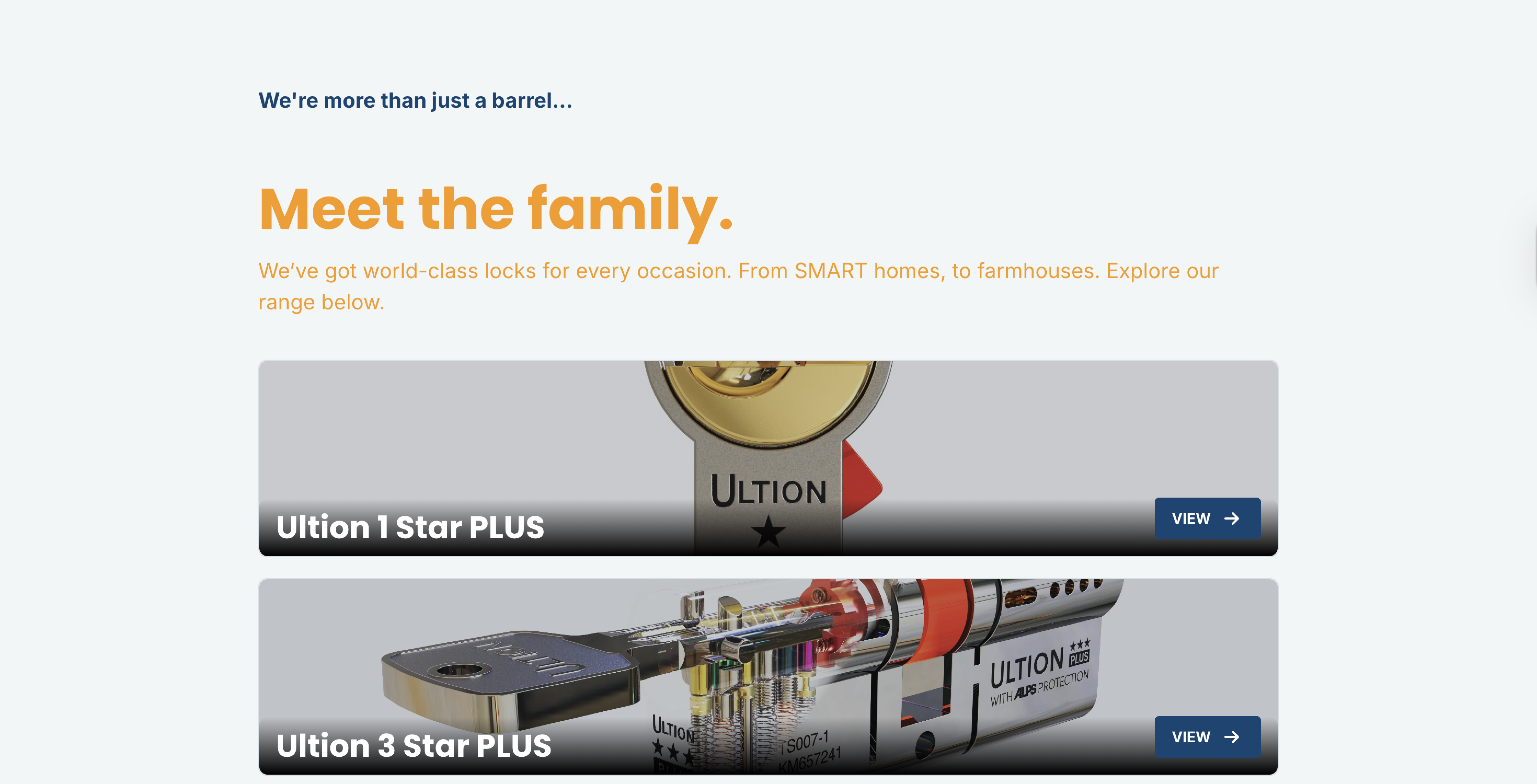 ultion 1 star plus and ultion 3 star plus are shown on a website