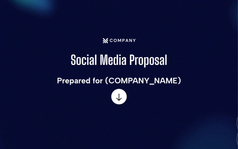 Preview of Social Media Marketing Proposal Template