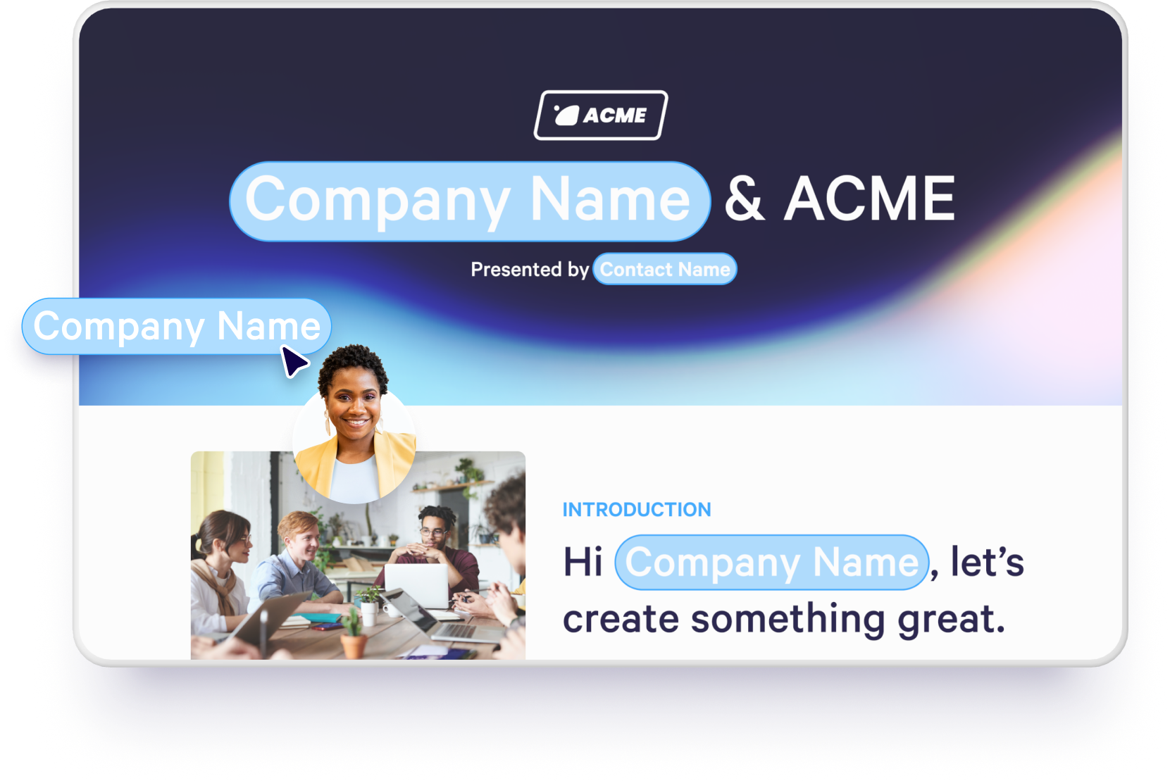 Connect to your CRM and automate all collateral creation