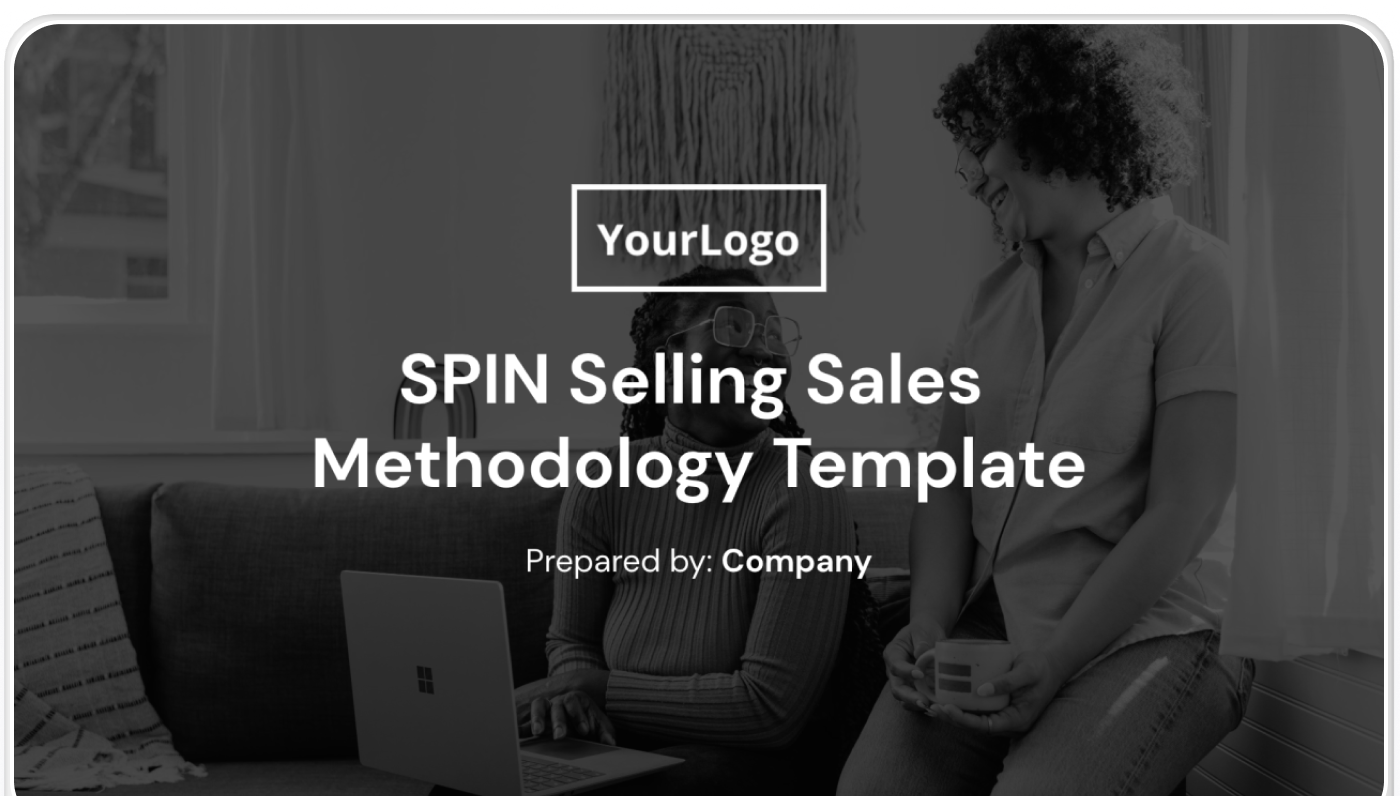 spin selling proposal template preview
