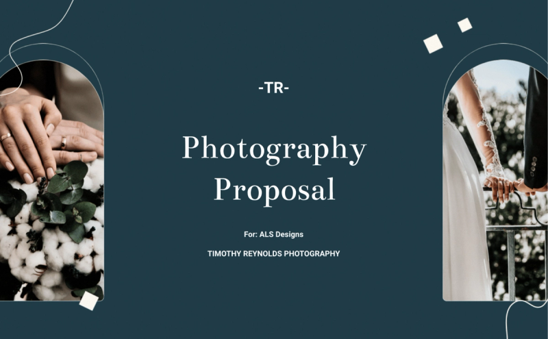 Preview of Wedding Photography Proposal Template
