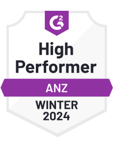 G2 High Performer (ANZ), Winter 2024 award