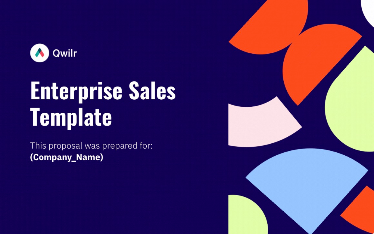 Preview of Enterprise Sales Template