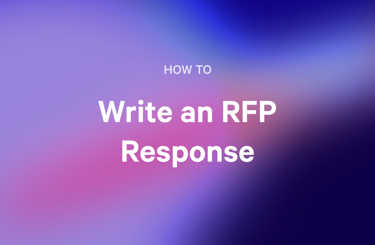 Text: HOW TO Write an RFP Response.