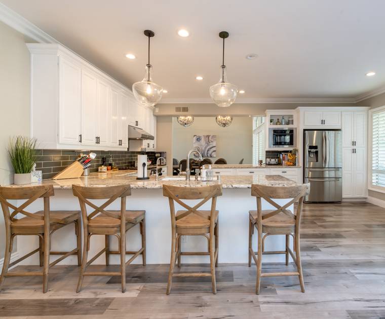 Photo of a home kitchen interior