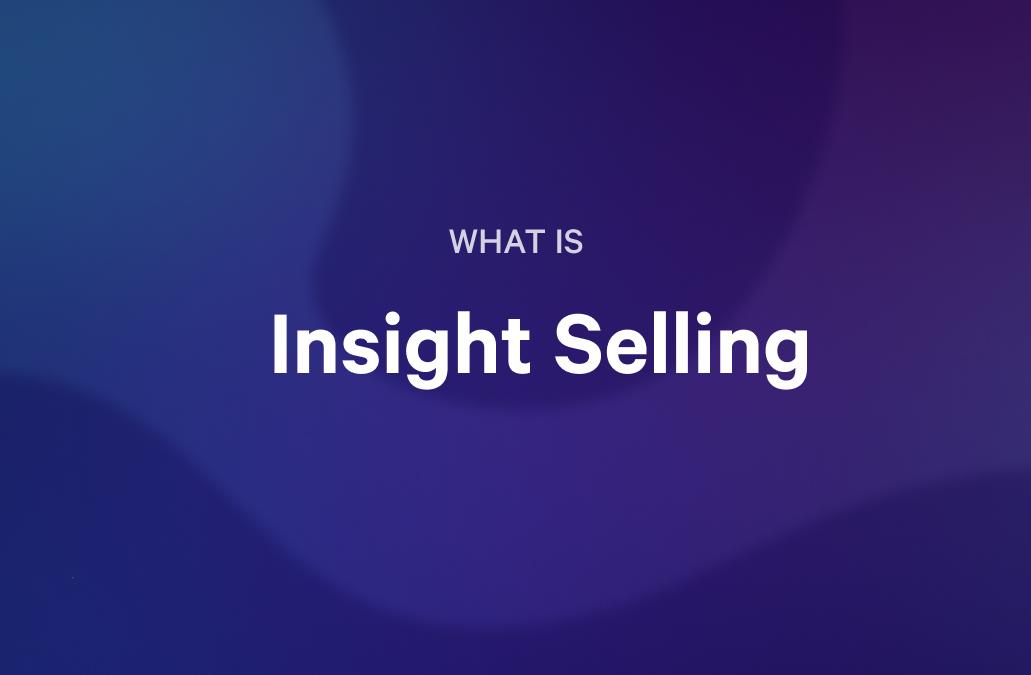 a purple background with the words `` what is insight selling '' written on it .