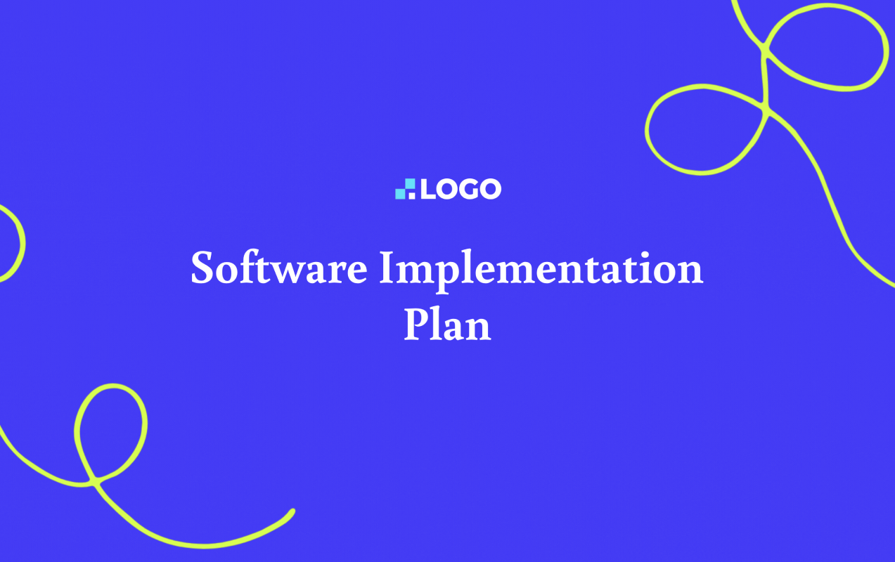 Preview of Software Implementation Plan Template