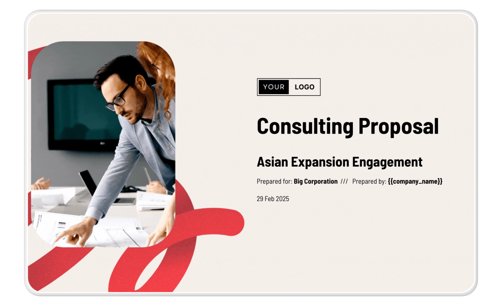 a consulting proposal for asian expansion engagement
