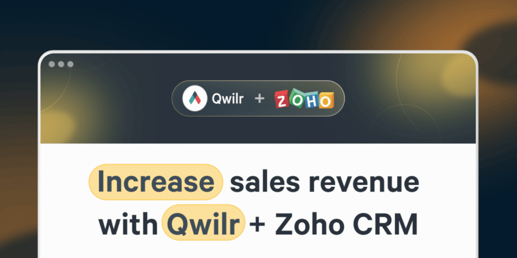 increase sales revenue with qwilr + zoho