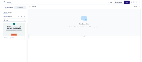 a screenshot of a website that says it 's a blank label