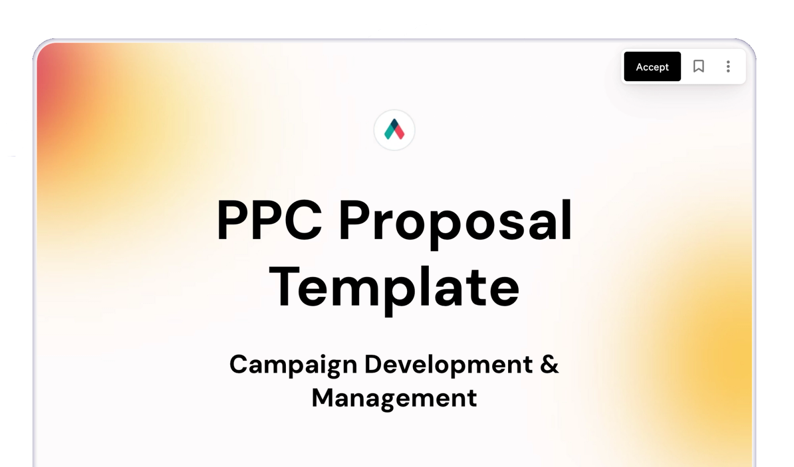 a ppc proposal template for campaign development and management