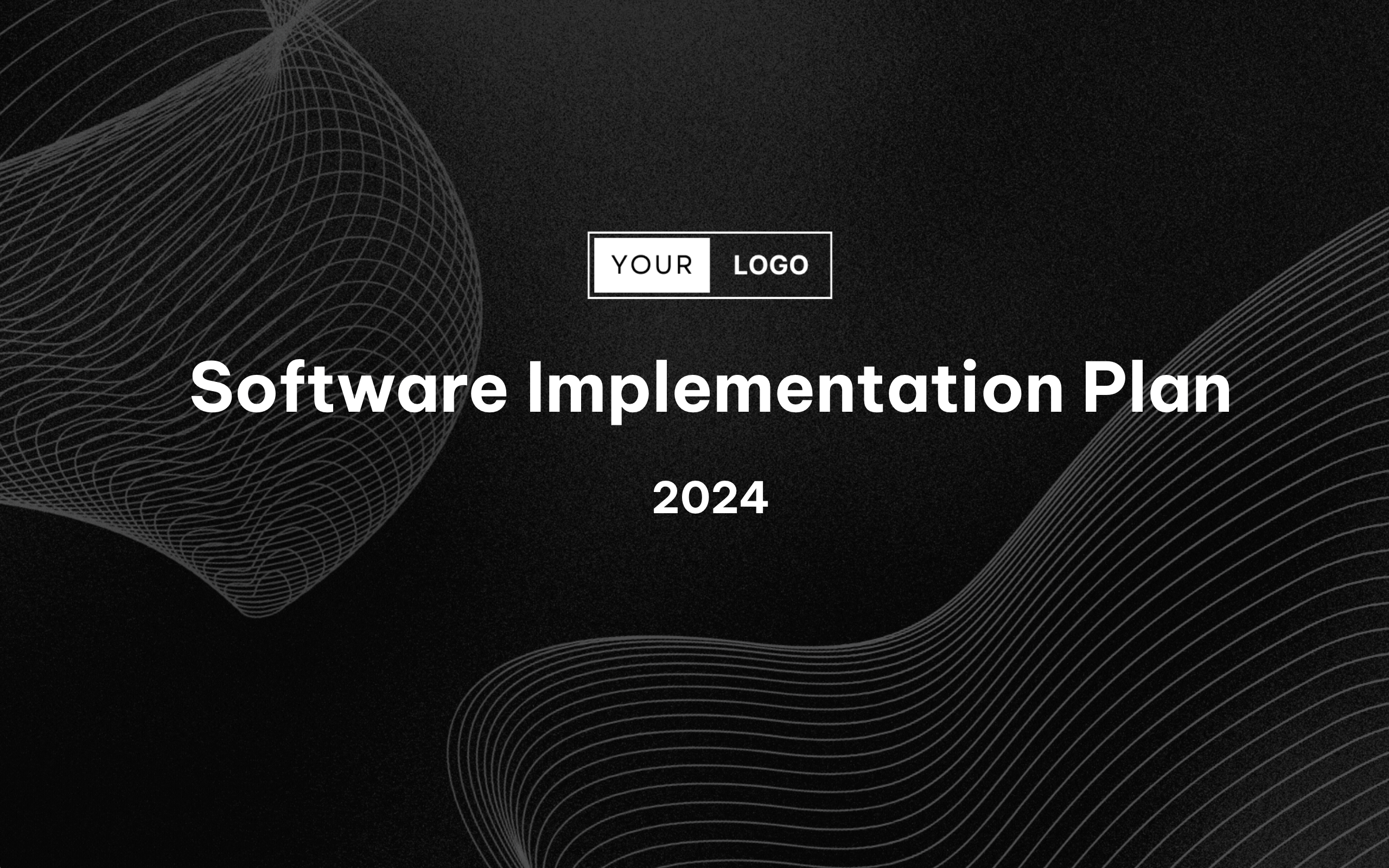 Software Implementation Plan Template