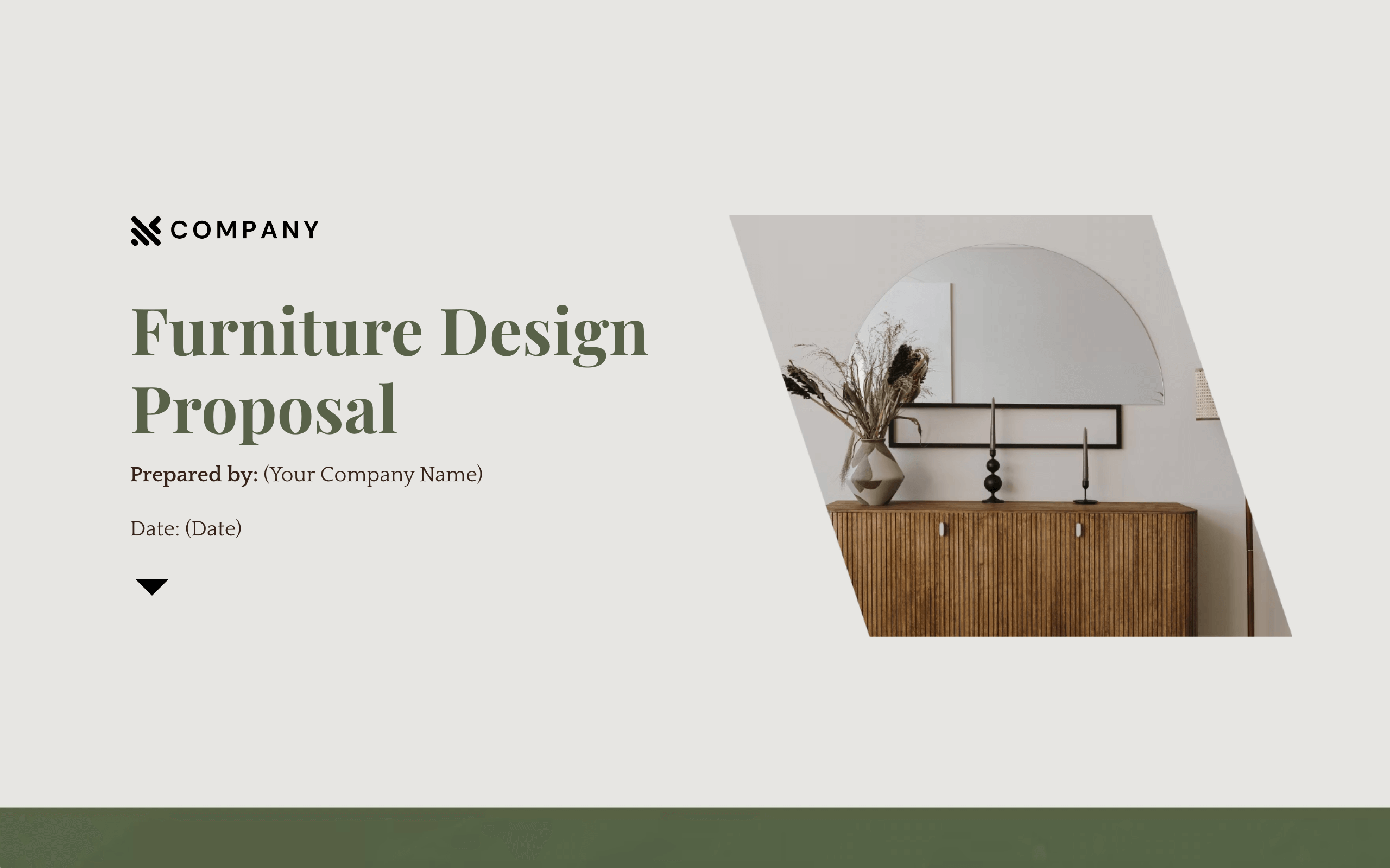 Furniture Design Proposal Template