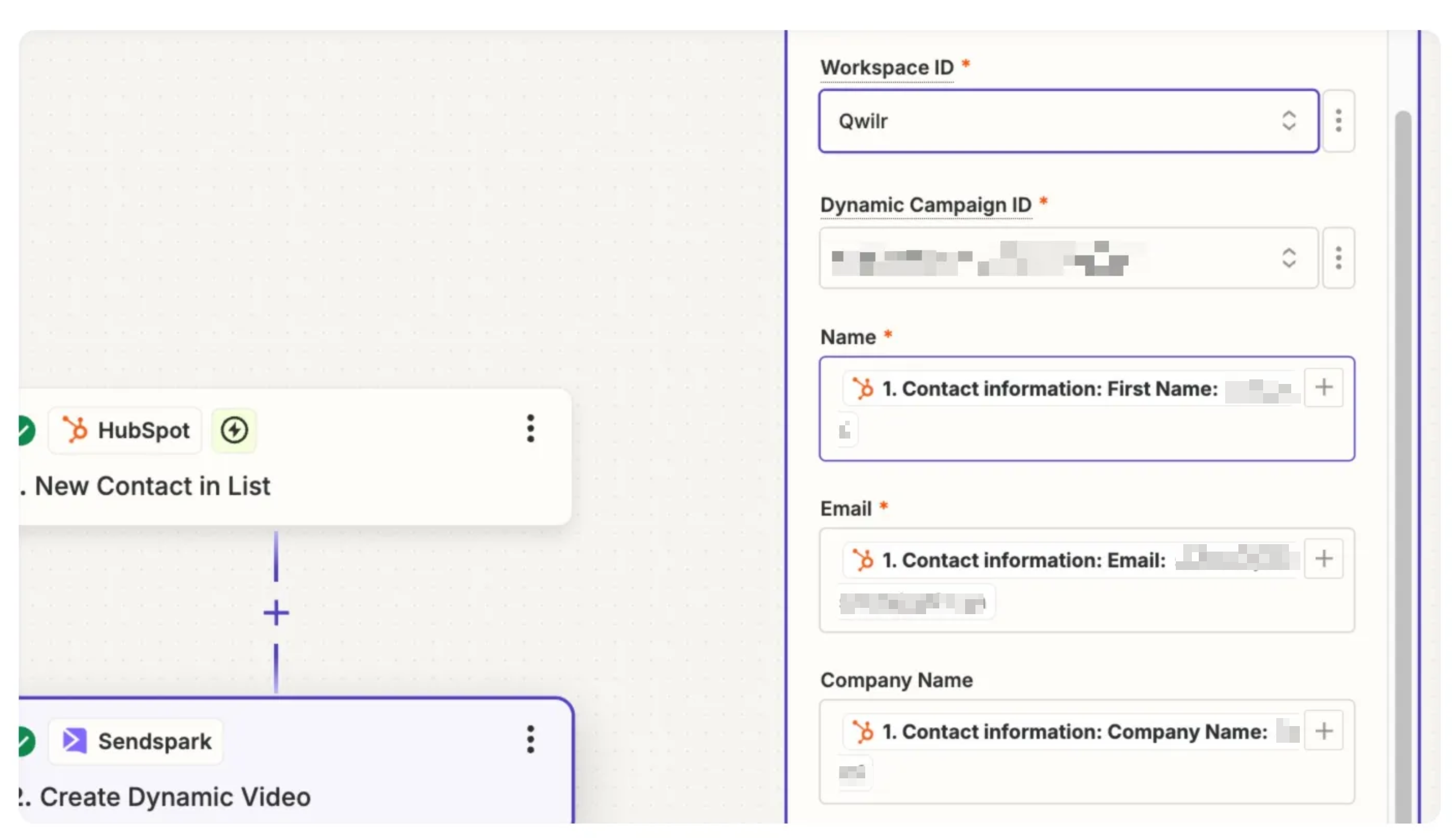 a screenshot of a web page showing the steps to create a dynamic video .