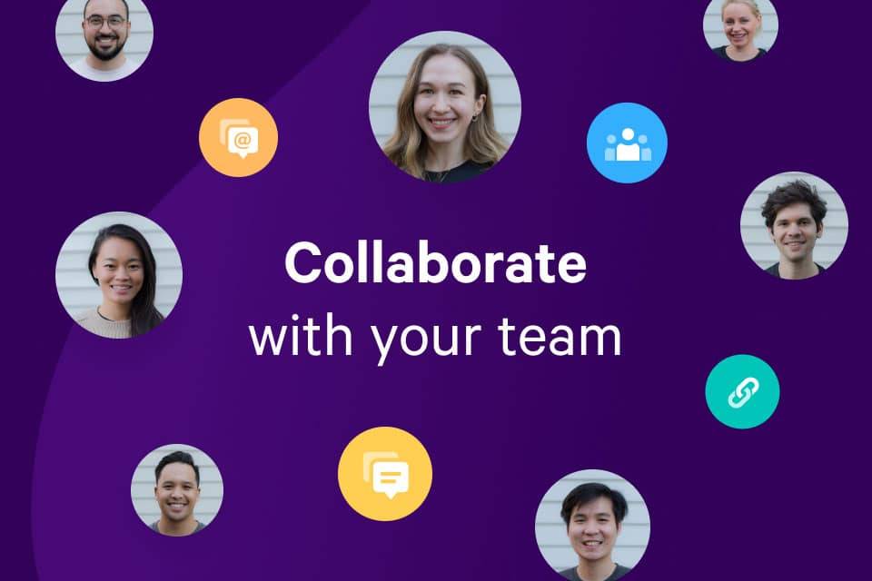 collaborate with your team - graphic