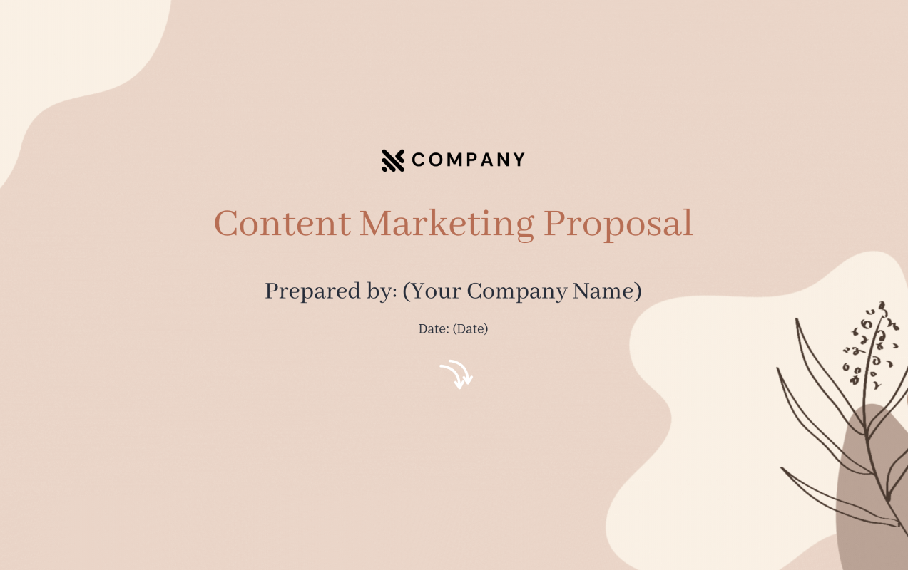 Content Marketing Proposal Template