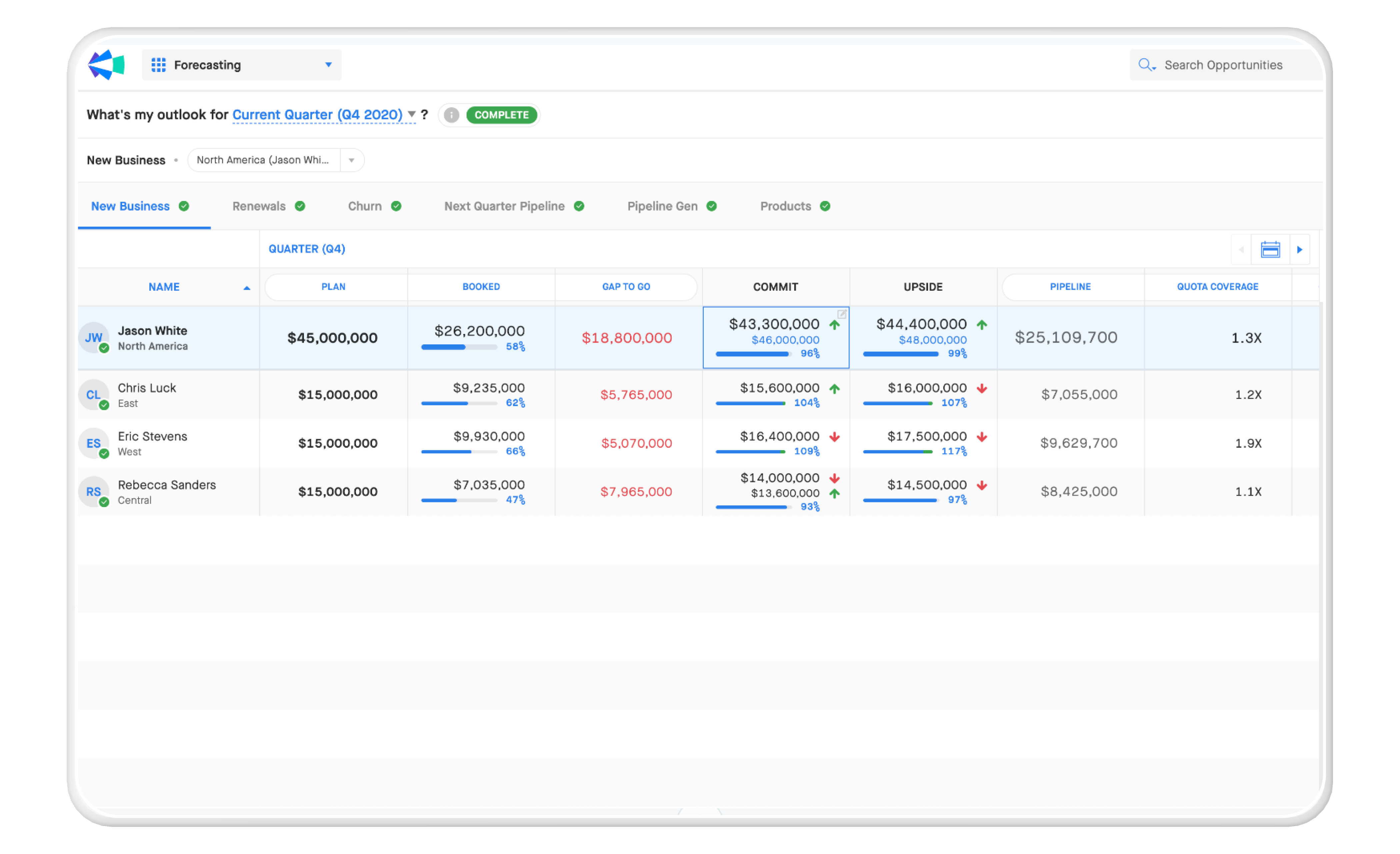Clari interface