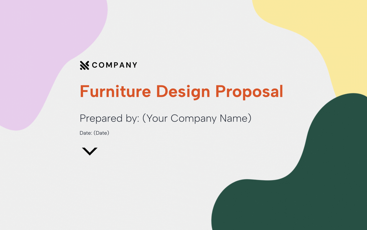 Furniture Design Proposal Template