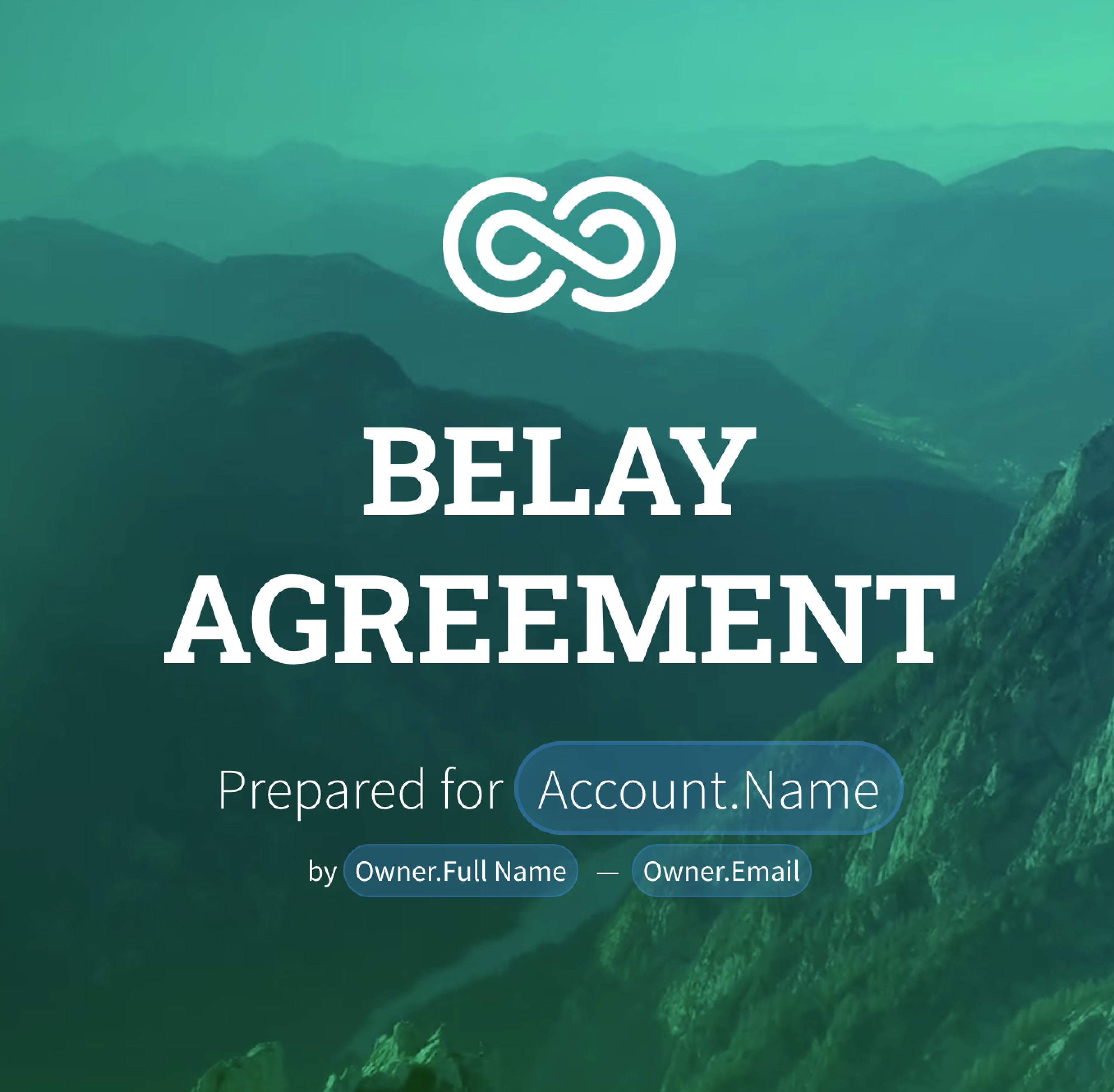 belay agreement prepared for account name by owner full name owner email