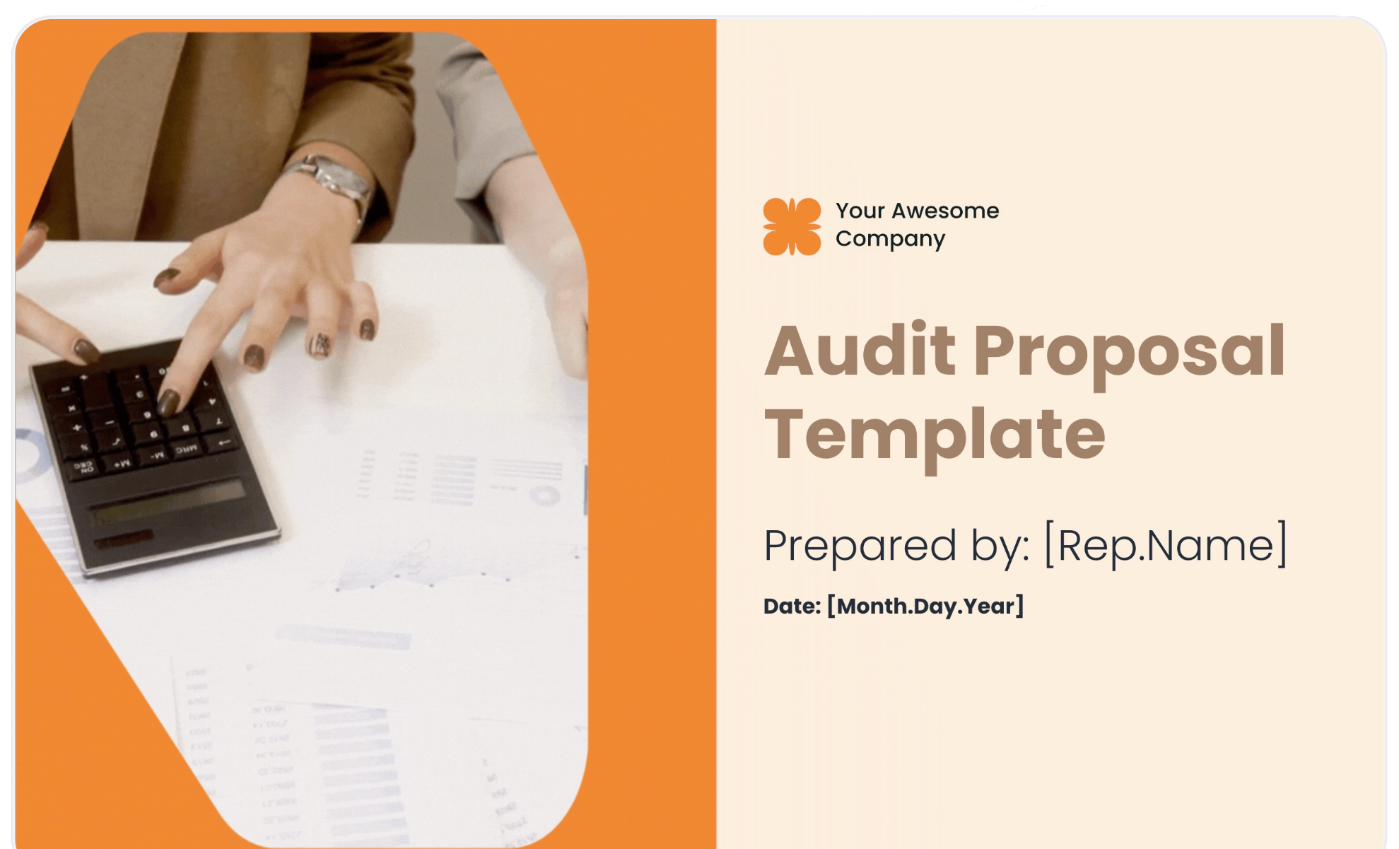 an audit proposal template for your awesome company