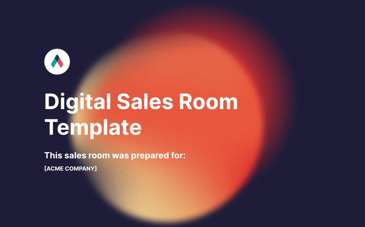 Digital Sales Room Template