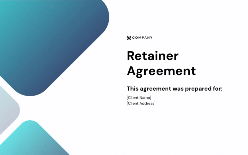 Preview of Retainer Agreement Template