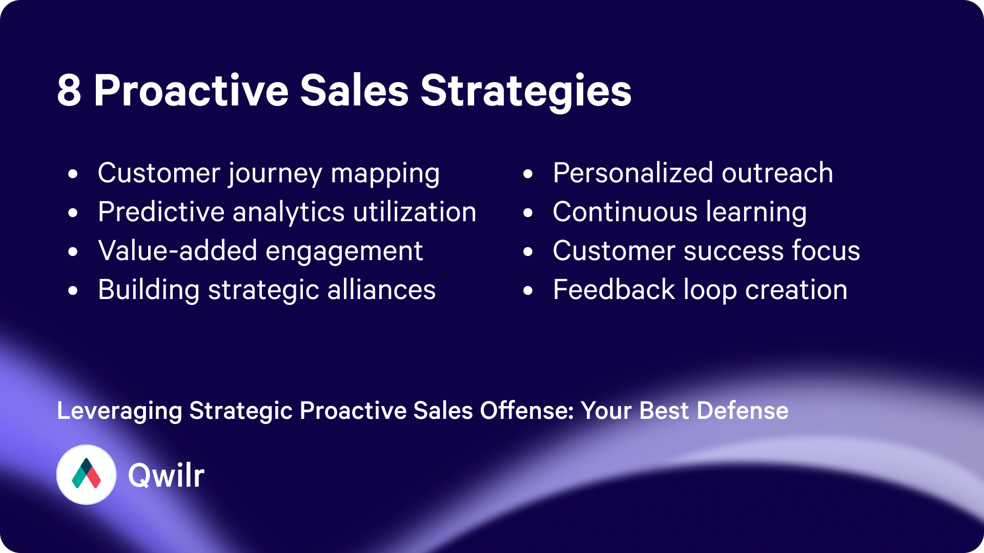 8 Proactive Sales Strategies