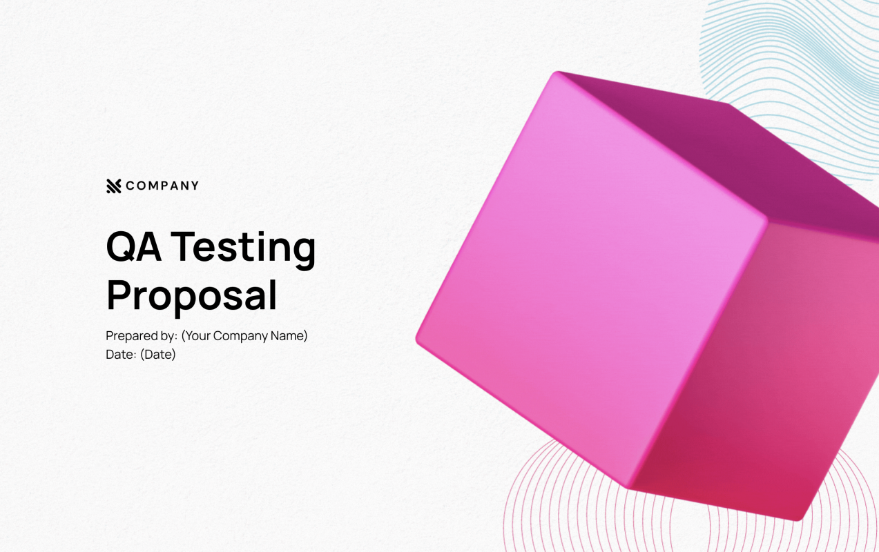 QA Testing Proposal Template