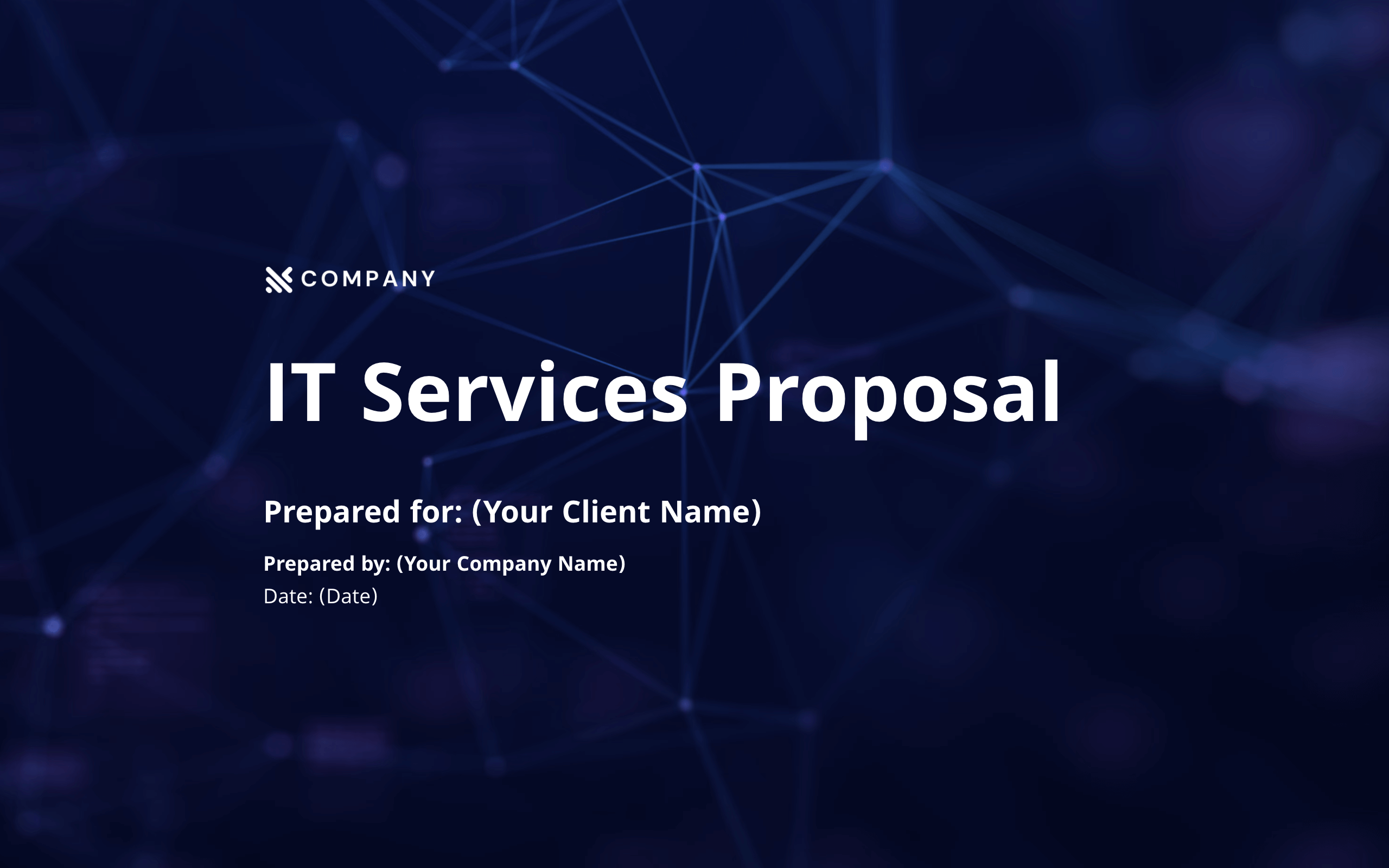 IT Services Proposal Template