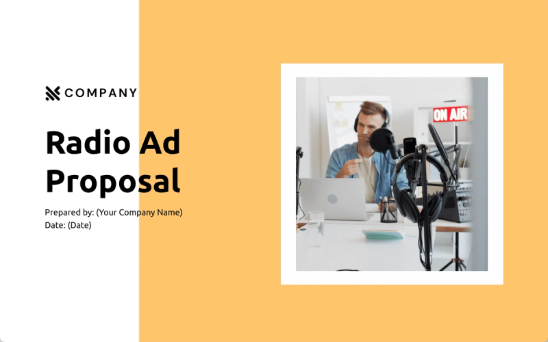 Preview of Radio Ad Proposal Template