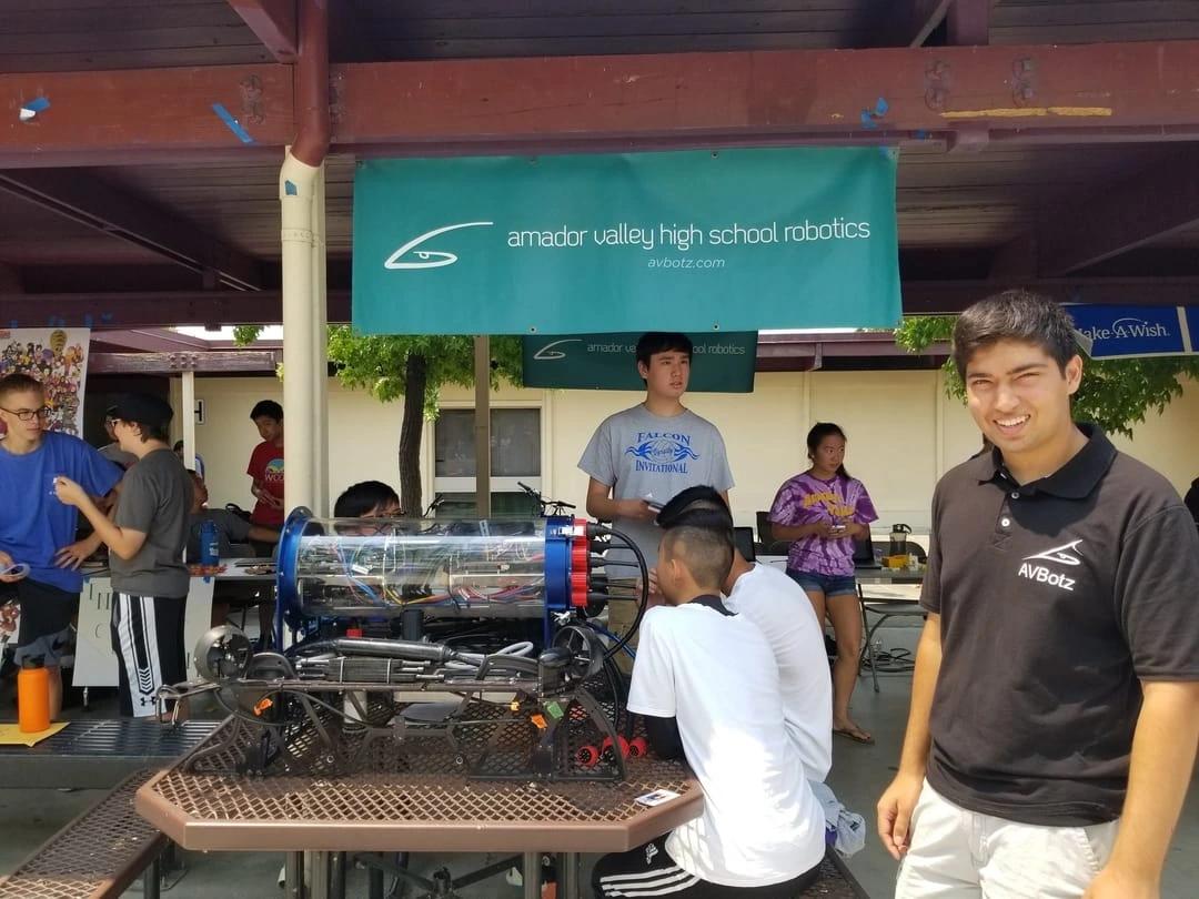 Our business subteam advertising our club