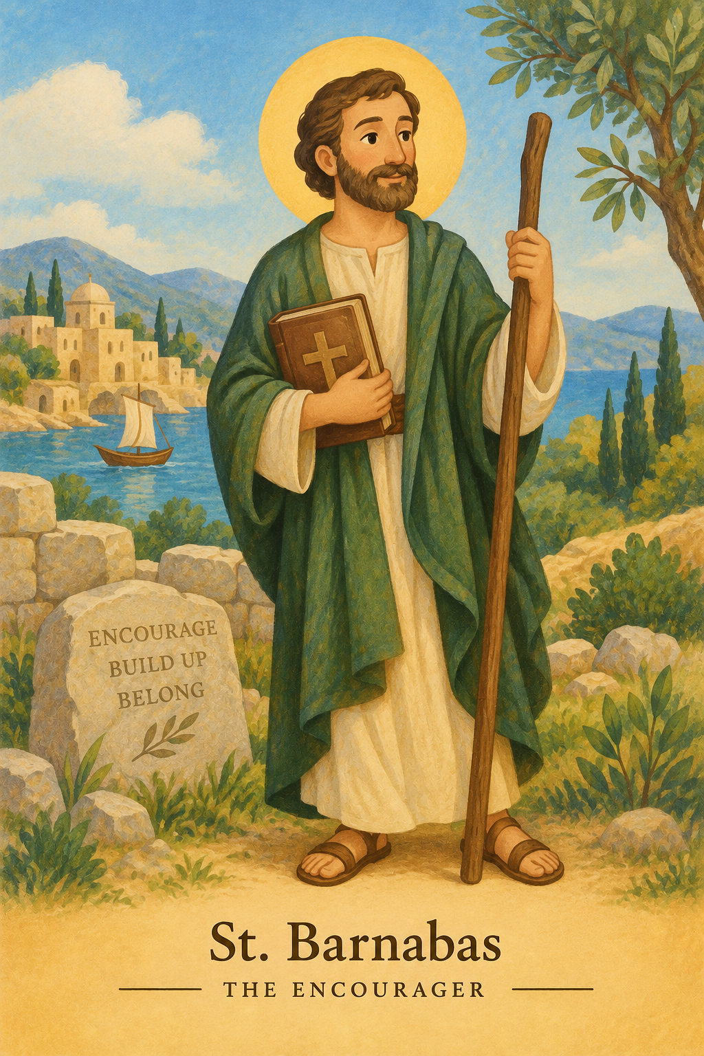illustration of St Barnabas