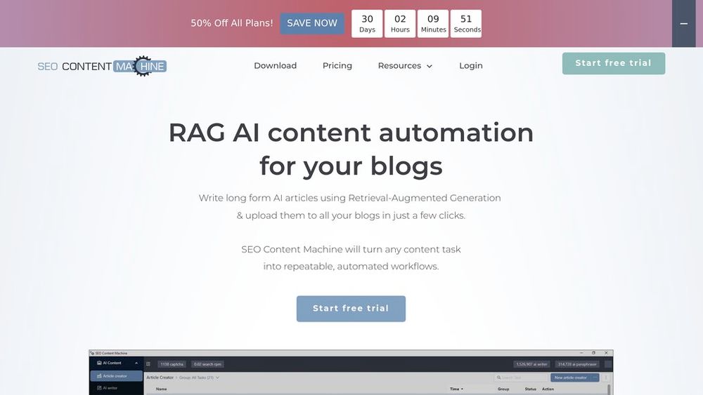 image of SEO Content Machine