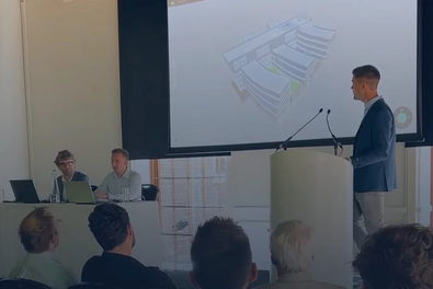 A view of the Qonic Talks event in London.
