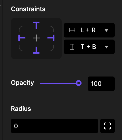 fixed spacing property