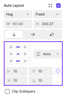 Layout Properties