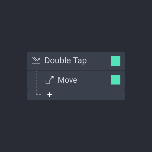 panel trigger double tap