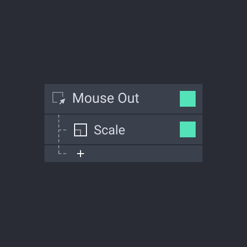 panel trigger mouse out