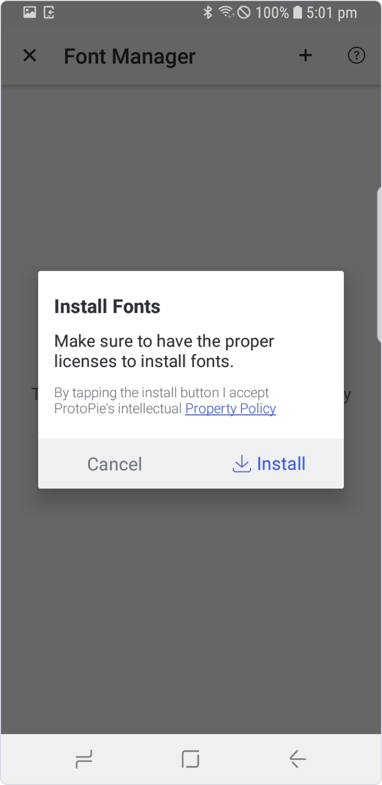 font install android03